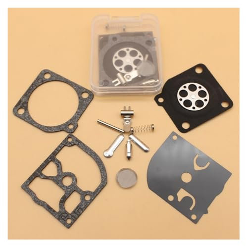 Kit de reparación de carbohidratos de carburador de 2 Piezas for Husqvarna 136 137 141 142 334T 338 XPT Motosierra for zama C1Q-EL33 / C1Q-EL33A