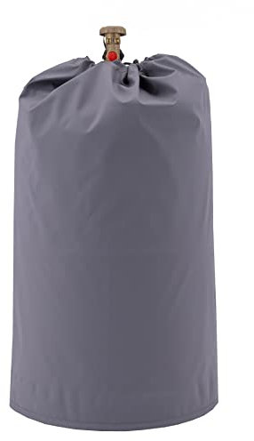 C S Premium Gas Bottle Cover (5 kg), Waterproof, UV and Weather Resistant (Grey)