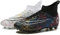 PiDaGlobal Fußballschuhe Herren Professionelle Kinder High Top Kunstrasen Fussballschuhe Stollenschuhe Kickschuhe Jugendliche Athletics Trainingsschuhe Outdoor Sportschuhe 39EU Schwarz 1 Weiß 1