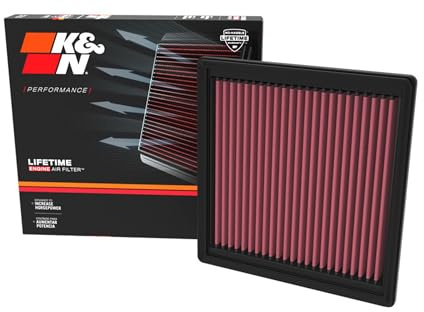 K&N Motorluftfilter: Hochleistung, Premium, waschbar, Ersatzfilter: Kompatibel mit ausgewählten Land Cruiser/Land Cruiser 300 2022–2023, 33–3178