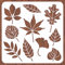 INFUNLY Pflanzen-Wandschablonen Blätter Große Schablonen Zum Malen 12x12 Herbstblatt-Blume Wiederverwendbare Schablonen Zum Basteln Zum Malen Auf Holz Papier Leinwand Möbel Heimdekoration