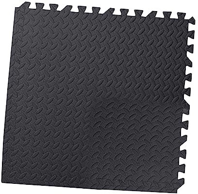 LOVIVER Tapis de Sol en Mousse d'exercice Tapis de Sol de Protection Coussins de Puzzle Carreaux imbriqués Tapis de Gymnastique pour Fitness Sport Workout, 30cmx30cmx1.0cm