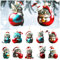10 Stück Weihnachtsbaum Katzen Anhänger, Christbaum Novelty Festive Hanging Cartoon Katze Deko, 2D Acryl Weihnachtskatze Hängende Deko Niedliche Katze Anhänger Deko Weihnachtsanhänger Deko Geschenk
