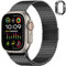 Anlinser Compatibile con Cinturino Apple Watch Ultra 2 Ultra 49mm, Cinturini di Ricambio Metallo con Chiusura Magnetica Compatibile con Apple Watch Ultra 2 Ultra 49mm, Nero