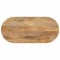 vidaXL Tischplatte, Holzplatte für Tisch Esstisch Couchtisch, Ersatztischplatte Massivholzplatte, 140x50x2,5cm Oval Massivholz Mango