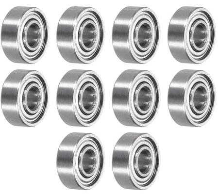 QUARKZMAN 10 Stück MR83ZZ Miniatur-Rillenkugellager 3x8x3mm Doppelt geschirmte Lager für Elektromotor, Haushaltsgeräte, Gartengeräte, P5 (ABEC 5)