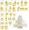 26 Stück Buchstaben Tortendeko Acryl Kuchendekoration Buchstaben Gold von A bis Z für Torte Alphabet Individuell Personalisierte Buchstaben Kuchen Deko Geburtstagsfeier DIY (Kleinbuchstaben)