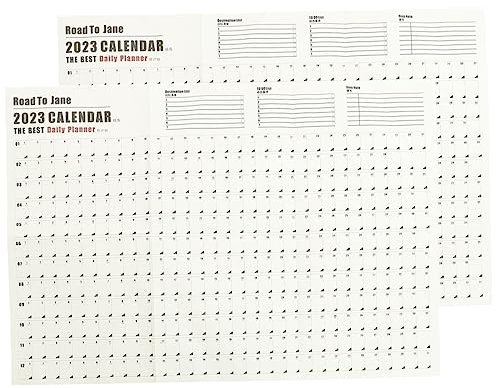 VILLFUL 2st Zeitplan 2023 Feiertagskalender 2023 Groß Wandkalender 2023 Tagesplan Kalender Jahresplaner 2022 Wand 2023 Monatskalender Mitarbeiterkalender 2023 Jahreskalender 2023 Papier