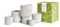 Elho Vibes Fold Round Giftset - Pots de Fleurs Intérieur - Plastique 100% Recyclé - Lot de 5 - Ø 7, 9, 11, 14 & 14 cm - Blanc/Blanc Soie