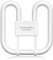 Lamptobe 16W 2D Square 2-Pin GR8 Compact Fluorescent Light Bulb- Natural White 4000K GR8 DD Flat Butterfly Bulb AC 220-240V 2 Pin CFL Lamp for Bathroom Recessed Ceiling Light, Not Dimmable (1-Pack)
