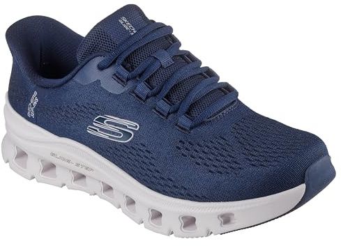 Skechers Herren Glide-Step PRO ELRON Trainer, Navy Mesh, 41 EU