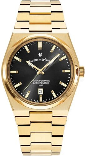 B JACQUES DU MANOIR Men Analog Watch with Stainless Steel Strap JWG03504