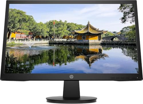 HP V22v G5 FullHD (1920x1080) Monitor – 1080P 75Hz, 3000:1, 5ms, AMD FreeSync, TÜV certified, Low Blue Light Mode, Anti-Glare, On-Screen Controls, HDMI, VGA, VESA 100x100 (Renewed)