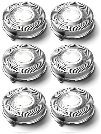 Lame de tête de rechange SH50, compatible avec Philips, rasoir série 5000 (S5xxx), AquaTouch (AT8xx, AT7xx), PowerTouch (PT8xx, PT7xx).(6pc)