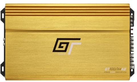 KIT SET PARA BASS FACE GT AUDIO GT100/X4AB 1 amplificador de 4 canales, clase AB, 4 x 150 vatios rms a 2 ohmios, con ecualizador boost 0 / +12 db, para coches, 1 pieza + accesorios gratis