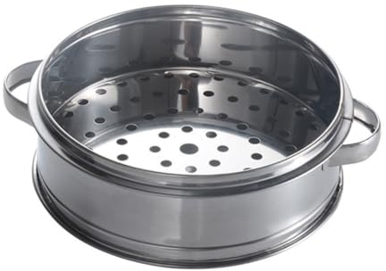 BESPORTBLE Vaporiera in Acciaio con Manici Antiscottatura per Cottura Vapore di e Verdure Resistente e Facile da Usare per Cucina Domestica