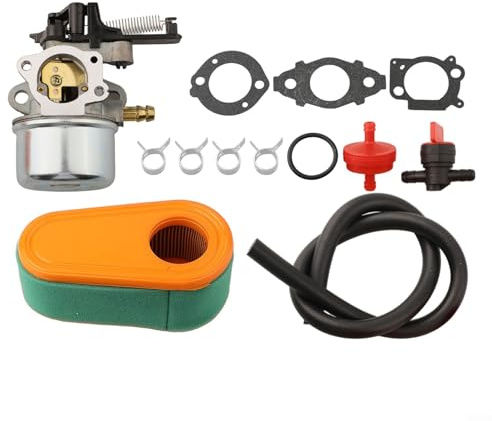 Solaughguy Vergaser mit Luftfilter-Kit für 875 Exi 190CC Rasenmäher, voll ausgestatteter Ersatz für Handwerker und für TROYBILT 190 CC Modelle, inklusive Kraftstoffleitung