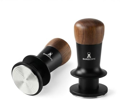 Bariscope 51mm Spring Loaded Coffee Tamper - 51mm Kaffeetamper, 51mm Espresso Tamper, Gefederter Kaffeetamper für Siebträger, 51mm Tamper für Espresso, Edelstahl & Profi-Qualität