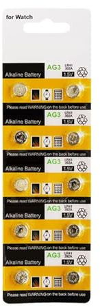 CRFFZ Batterie a bottone AG3 / LR41 / 736 per una potenza costante in piccoli dispositivi batteria di ricambio per orologi 10 pezzi/20 pezzi