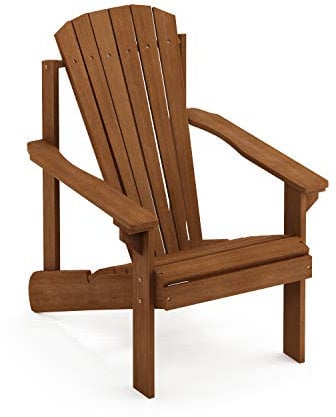 Furinno Tioman Outdoor Stuhl aus Teaköl, Holz, natur, 80 x 62.23 x 89.54 cm