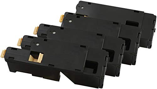 TONER EXPERTE® 4 Toner kompatibel für Dell E525w (Schwarz: 2000 & Cyan, Magenta, Gelb: 1400 Seiten)