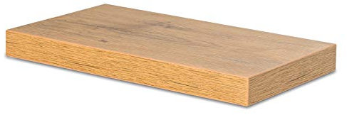 levandeo Wandboard Bobby B x H x T: 40x3,8x22,5cm Wildeiche Eiche 40cm Wandregal Board Bücherregal