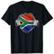 Flagge von Super South African Heritage Proud South Africa Roots T-Shirt