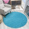 SANAT Teppich Rund - Aqua Hochflor, Langflor Modern Teppiche fürs Wohnzimmer, Schlafzimmer, Esszimmer oder Kinderzimmer, Größe: 150x150 cm