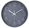 jomparis 33cm Modern Quartz Lautlos Wanduhr Schleichende Sekunde ohne Ticken Analoge Wanduhr Dekor für Wohnzimmer, Zimmer, Büro (Grau)