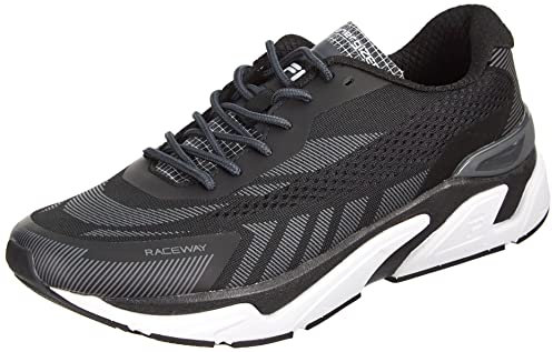 FILA Herren Raceway Laufschuh, Black, 44 EU Schmal