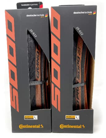 Reifen Continental Grand Prix 5000-700x25C Kastanie (Pack of 2)