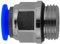 Übergang mit 1/2 Zoll Rohr Außengewinde AG für 12mm PU Schlauch - Steck Verbinder Pneumatik Fitting Druckluft