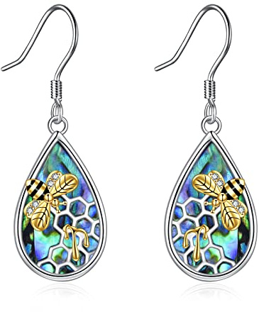 Wolf/Katze/Eulen/Biene/Phönix/Kolibri/Fuchs/Libelle/Faultier Ohrringe 925 Sterling Silber Tier Ohrringe Schmuck Geschenke Für Damen Mädchen