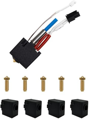 AOMUWKE 3D Drucker Hotend für Kobra 2 Serie, 3D Drucker Teile Hot End Kit mit Silikonsocke und Düse für Anycubic Kobra 2, Kobra 2 Neo, Kobra 2 Pro, Kobra 2 Plus, Kobra 2 max
