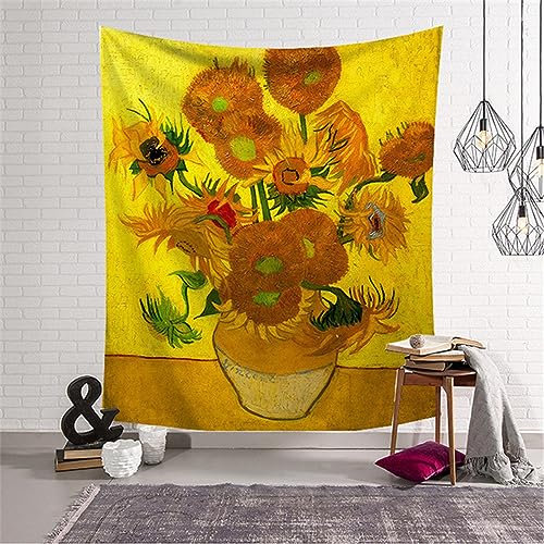 Van Gogh Malerei Kunst Wandteppich Schlafzimmer Dekostoff Wandteppich 200x150cm