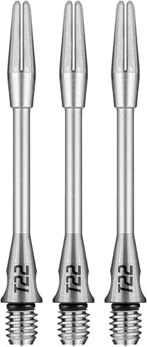 BULL'S Spine Shafts | Titanium Medium | Premium Dart Schäfte für verbessertes Spiel