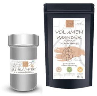 NEU: SPAR-SET BIO Volumen-Wunder - No Poo + Trockenshampoo + Streu-Peter