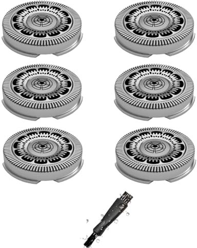 SH90/72 Scherkopf für Philips Series 9000(S9xxx) - Ersatzscherkopf für Philips Rasierer Herren, Ersatzklingen Ersatzteile Kompatibel mit Phillips Rasierer Series 8000(S8xxx) SW97xx (6 Stück)
