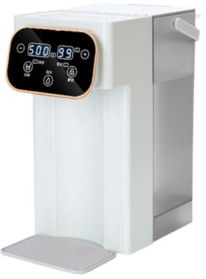 Erogatore di Acqua Calda, Capacità 3L, Scaldabagno Intelligente Completamente Automatico controllabile da 25-99 ℃,Bianco,B,Blu