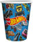 Party Factory `Hot Wheels´ 8 Pappbecher 250ml, Einwegbecher, Papierbecher für Kindergeburtstag oder Mottoparty