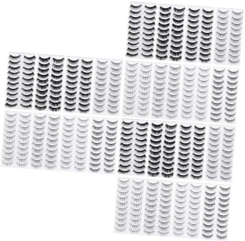 Housoutil 240 Paires D'Extensions De Faux Cils À Coller Sur Les Cils Naturels Faux Colle À Duo Faux Faux Longs Épais Minces