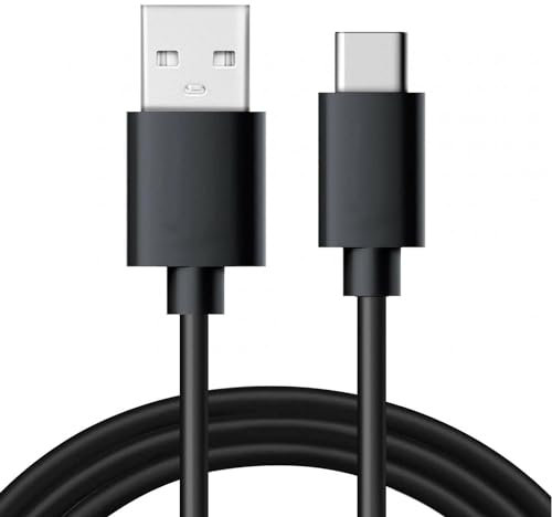 CABLEPELADO Cable USB 2.0 3A Tipo C macho - Tipo A macho, Cable USB-C a USB-A, Cable de carga USB Tipo C a Tipo A, Cable de sincronización USB-C, 5V / 3 A (15.0 W) max, Negro, 1 Metro