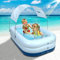 Piscina 210x150cmx68cm, Piscina Infantil Rectangular, con toldo, Carga inalámbrica-B.