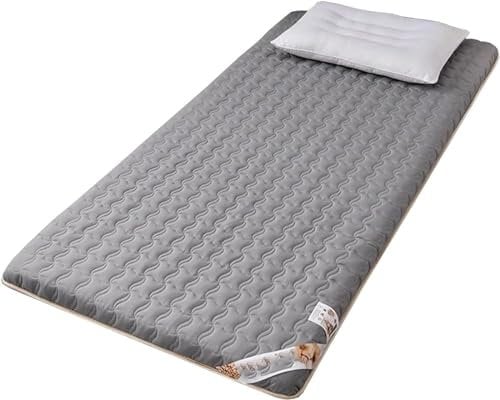Generisch Matratze Japanische Tatami-Futon-Matratze zusammenklappbare Rollmatratze tragbare atmungsaktive Camping-Matratzenunterlage Bodenmatratze für Einzel- und Doppel-Futo