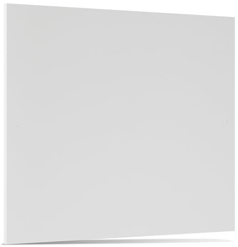 Prima Renovierungs-Systeme Geschirrspüler Frontblende [60er & 45er] In 10 Farben - Für vollintegrierte & teilintegrierte Geschirrspülmaschinen (Weiß, 715 x 594 mm)