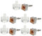 iplusmile Auto Parfüm Flasche Glas Auto Hängen Parfüm Leere Flasche 5 Stücke Set Kompatibilität
