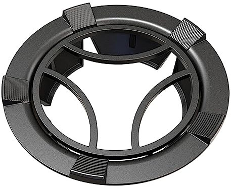 BUGUUYO Anillo de Hierro Fundido para Wok de Cocina a Gas Rejilla de Cubierta Resistente al Viento de 4 Puntas Soporte para Sartén Wok de Cocina a Gas