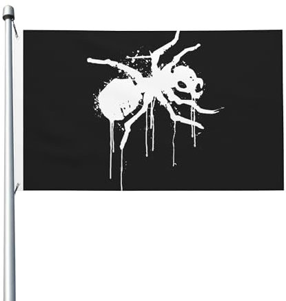 The Pro*digy Band-Flagge, 90 x 150 cm, doppelseitig bedruckt, für Innen- und Außendekoration