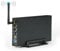 JOFUUM Boîtier portable pour HDD SSD de 3,5 pouces, USB 3,0, RJ45, Ethernet, NAS, serveur de transmission en réseau, stockage pour étui, prise UE