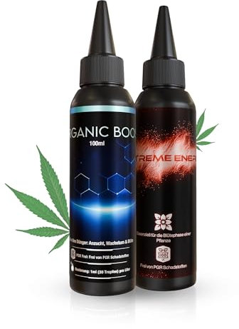 Kit Engrais Plantes V2.0 – Organic Boost & Extreme Energy | Croissance & Récolte Maximales | Tout-en-Un pour Terre, Culture Maison & Cannabis | Organique, pH Stable | Idéal Croissance & Floraison